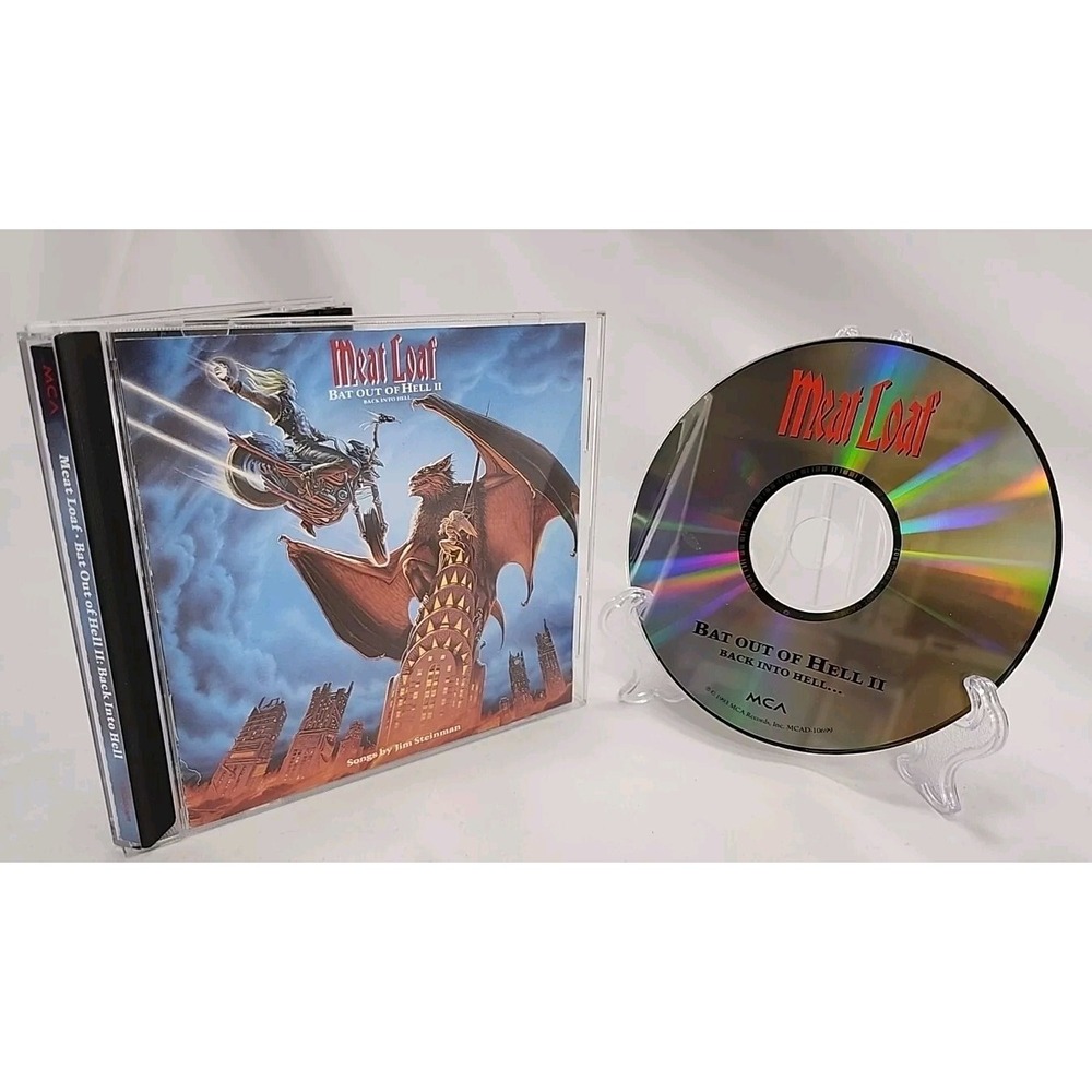 Meat Loaf Bat Out of Hell II Back Into Hell CD 1993 MCA Records - Excellent